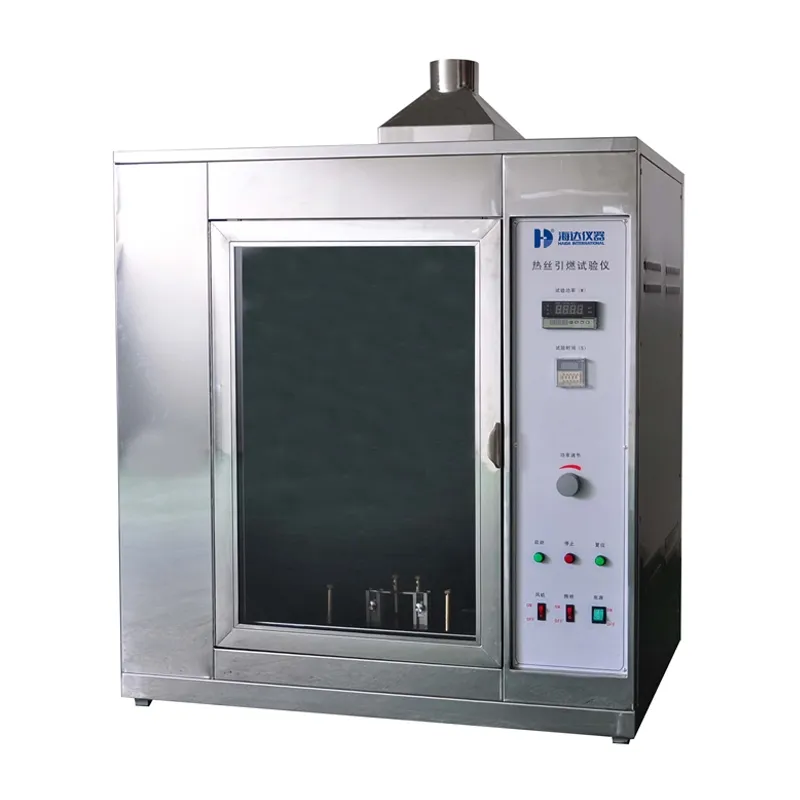 実験室試験機器 炎の危険性評価/熱線点火試験機械 Ni80/Cr20 IEC60695-2-20 0