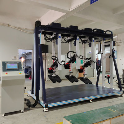 3つのソファ座席とバック耐久性テストマシン