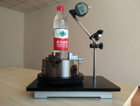 Accurate Bottle Axis Deviation Tester For Verticality Measurement