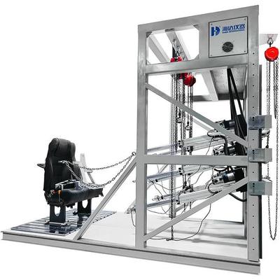 シートベルトアンカーポイント強度試験機（電動シリンダー式）