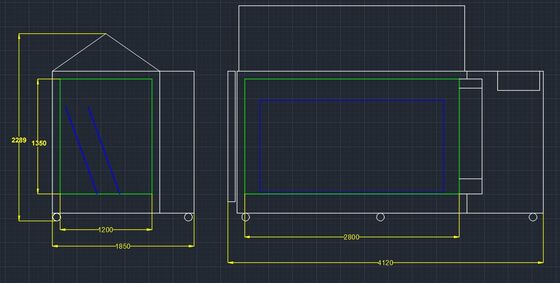 気候温度試験装置 PV サイクリック塩噴霧室 塩噴霧老化試験室 マシン