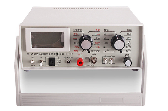 100/250/500/1000 V の試験電圧と 0?? 2 × 1016Ω の抵抗範囲のデジタル・インソレーション抵抗テスト機 GB/T 3048 に準拠する.5UL1581, UL2556